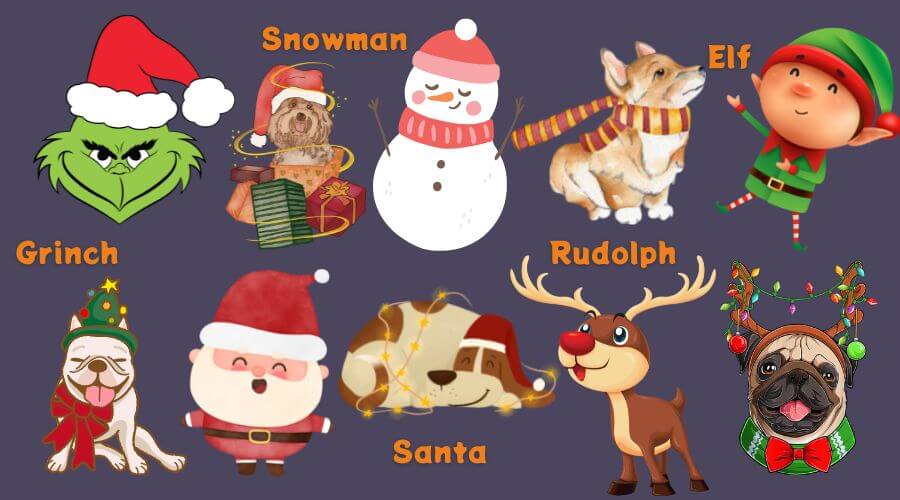 christmas classics dog names