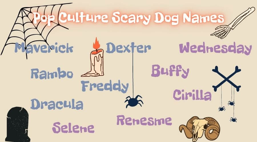 list of scary dog names for fierce and strong dogs